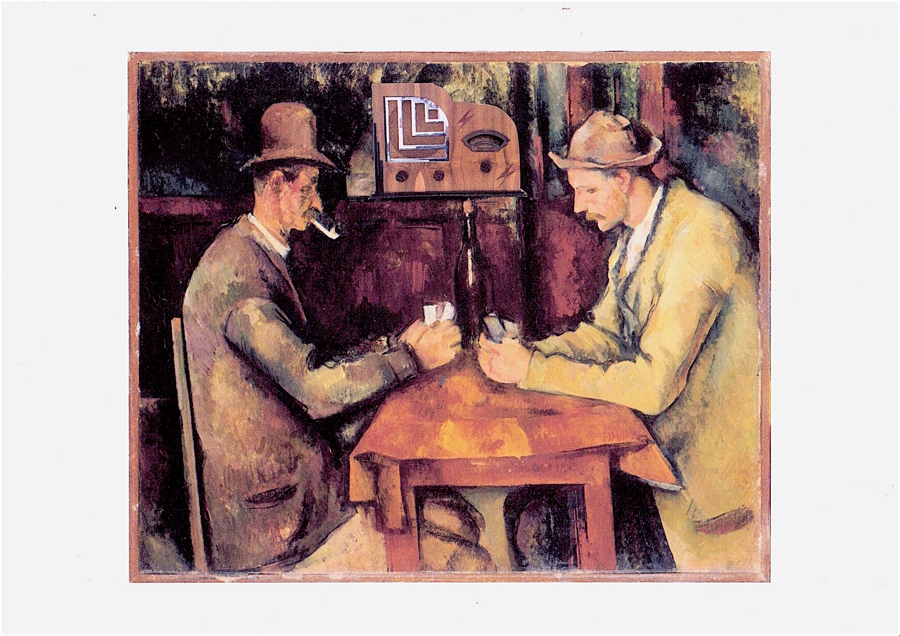 Cezanne - card players with Pacific 205